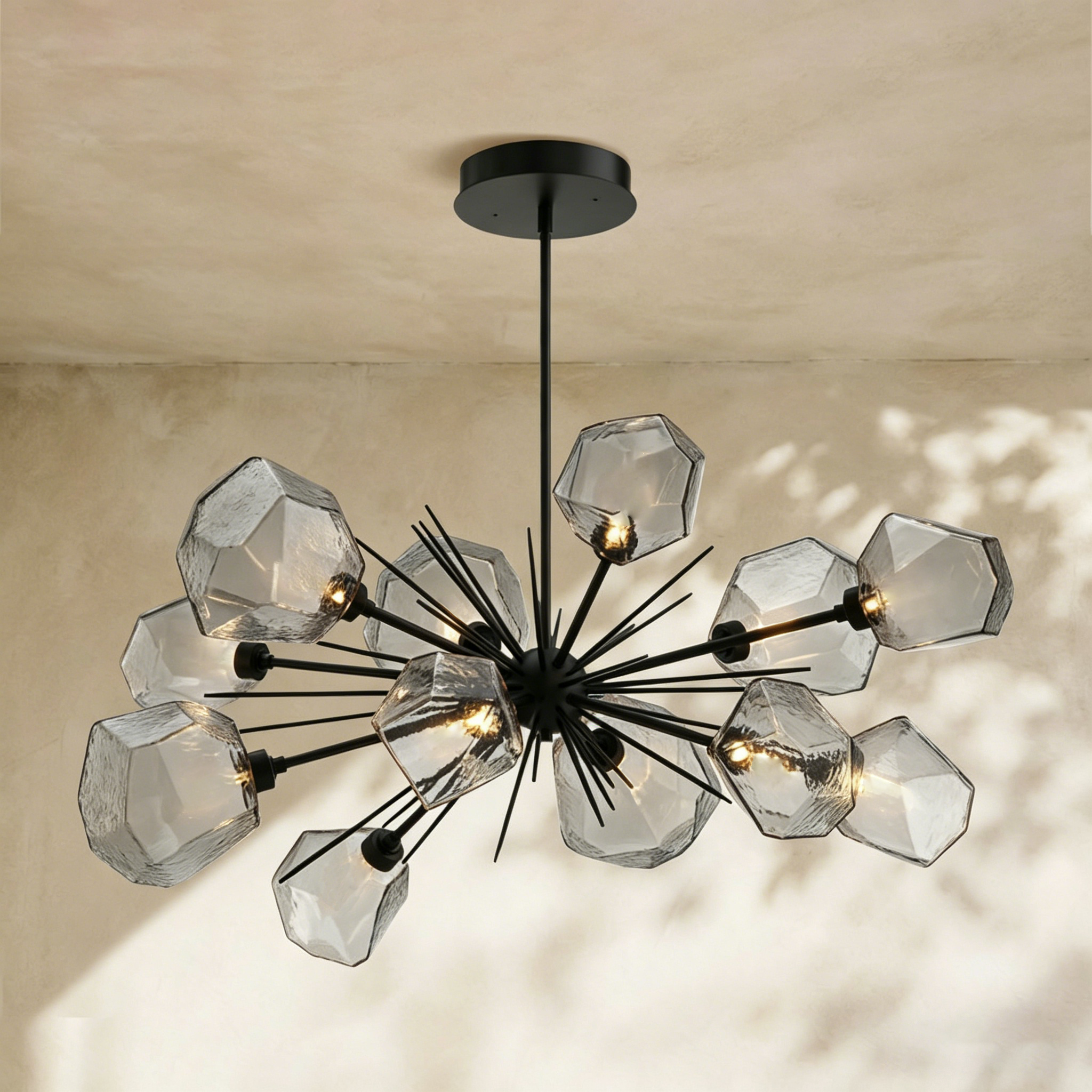 Art Twisted Oval Starburst Chandelier
