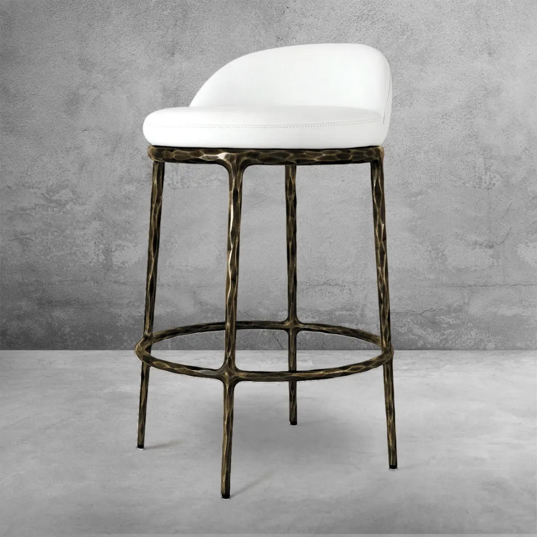 Thaddeus Bar Swivel Counter Stool-Vancei