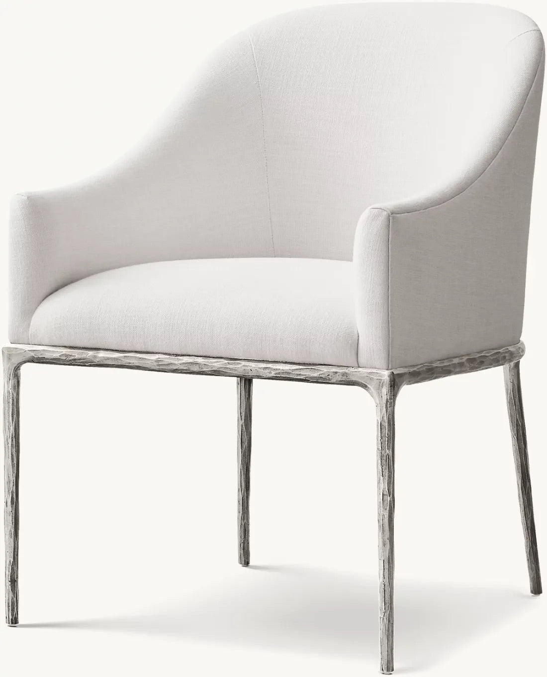 Thaddeus Slope Fabric Dining Armchair-Vancei