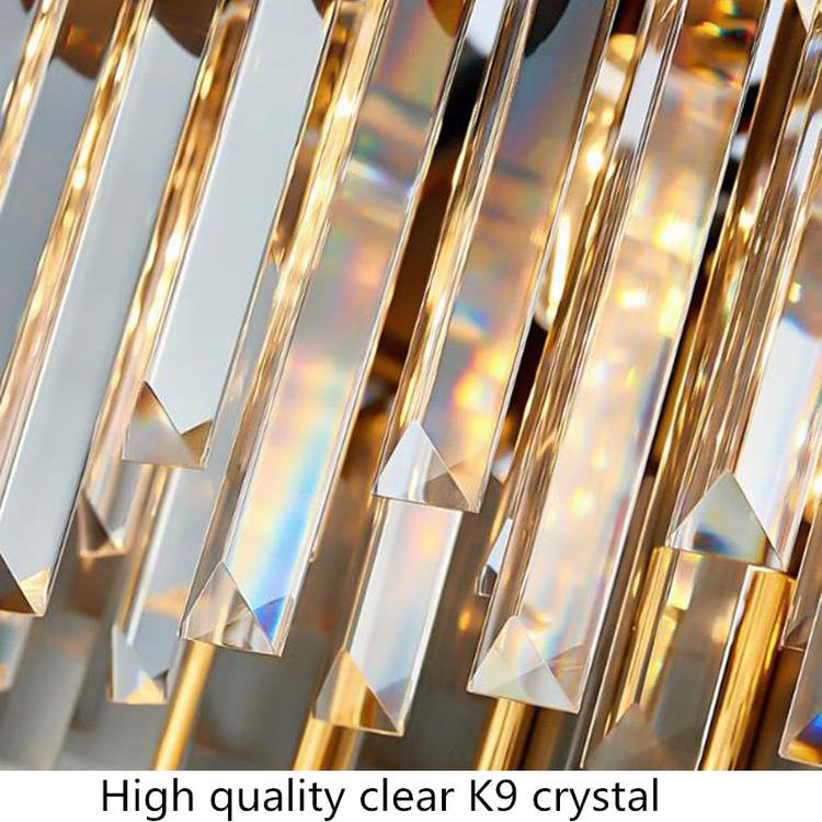 Flavian Double Tier Crystal Chandelier-Vancei