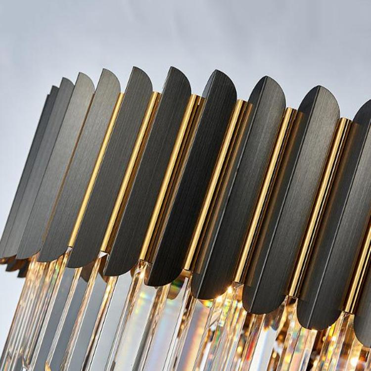 Flavian Double Tier Crystal Chandelier-Vancei