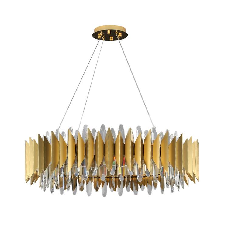 Flavian Halo Crystal Chandelier-Vancei