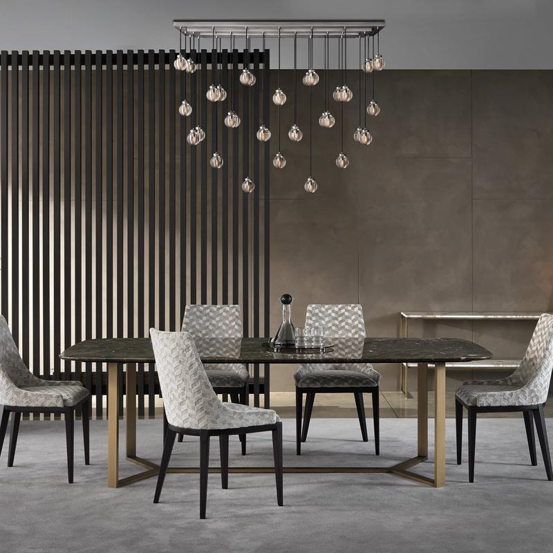 Fantasy Pearl Ball Linear Chandelier 72"-Vancei