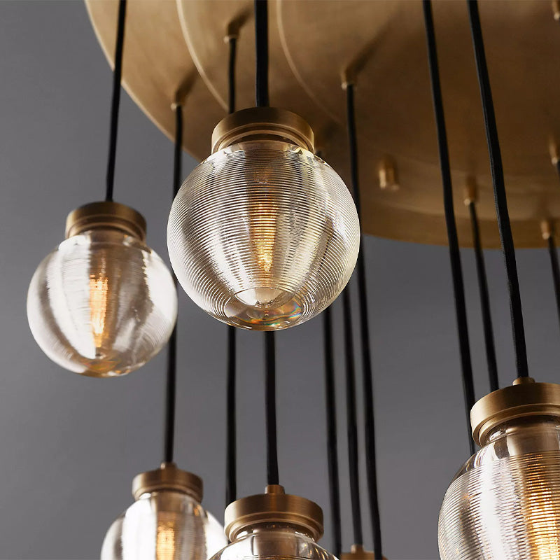 Fantasy Pearl Ball Round Chandelier 38"-Vancei