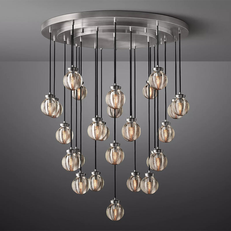 Fantasy Pearl Ball Round Chandelier 38"-Vancei
