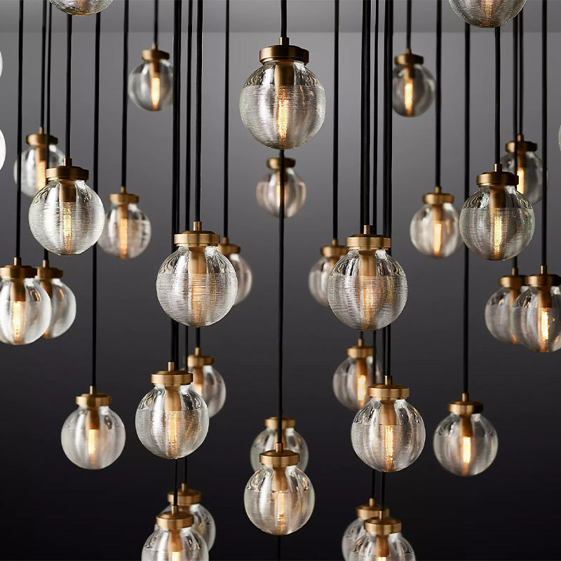 Fantasy Pearl Ball Round Chandelier 48"-Vancei