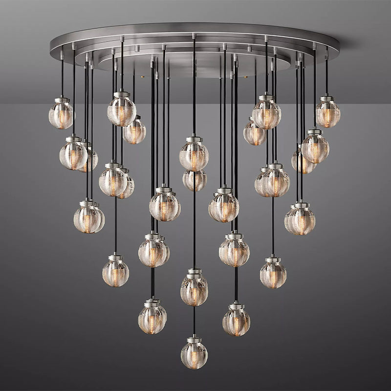 Fantasy Pearl Ball Round Chandelier 48"-Vancei