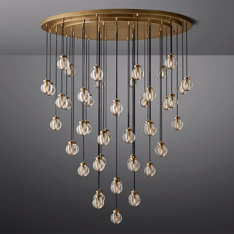 Fantasy Pearl Ball Round Chandelier 60"-Vancei