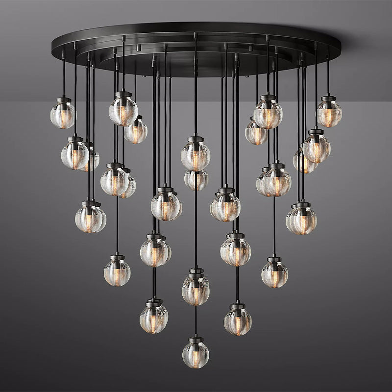 Fantasy Pearl Ball Round Chandelier 48"-Vancei
