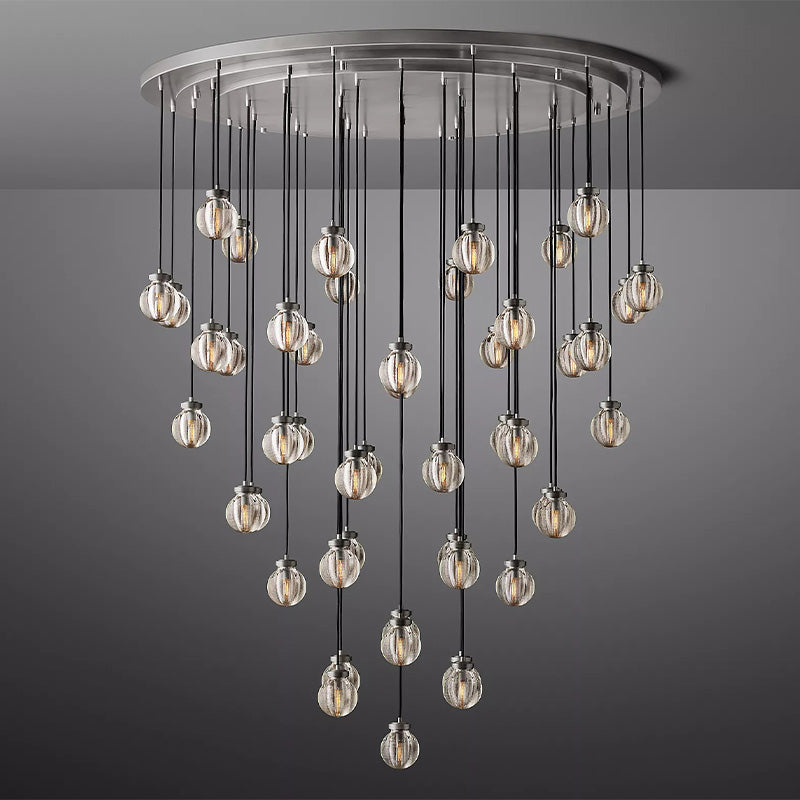 Fantasy Pearl Ball Round Chandelier 60"-Vancei
