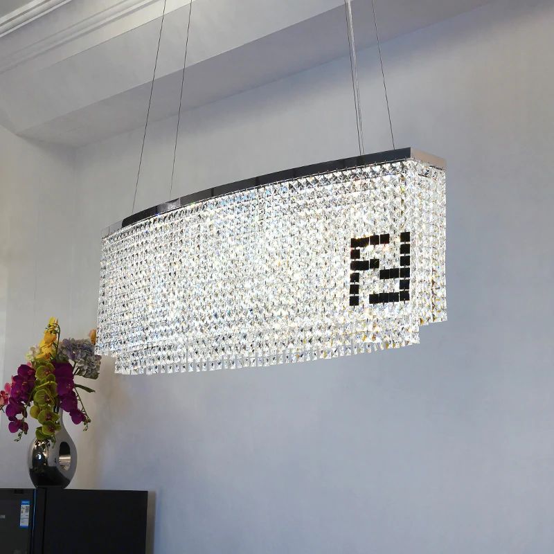 Fendi Oval Crystal Chandelier