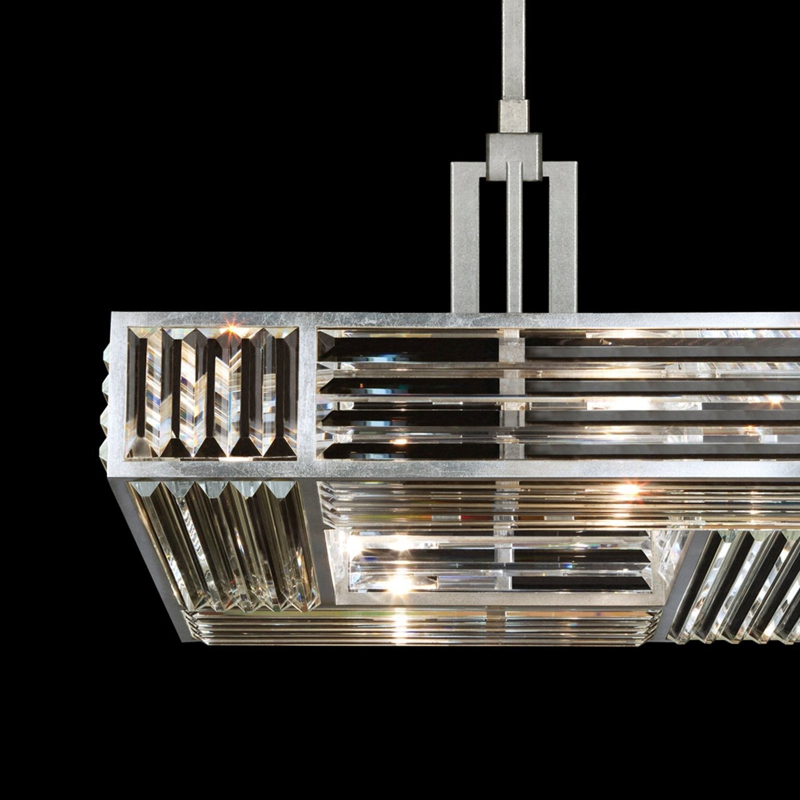 Riley Art Crystal Enchantment 25" Square Pendant