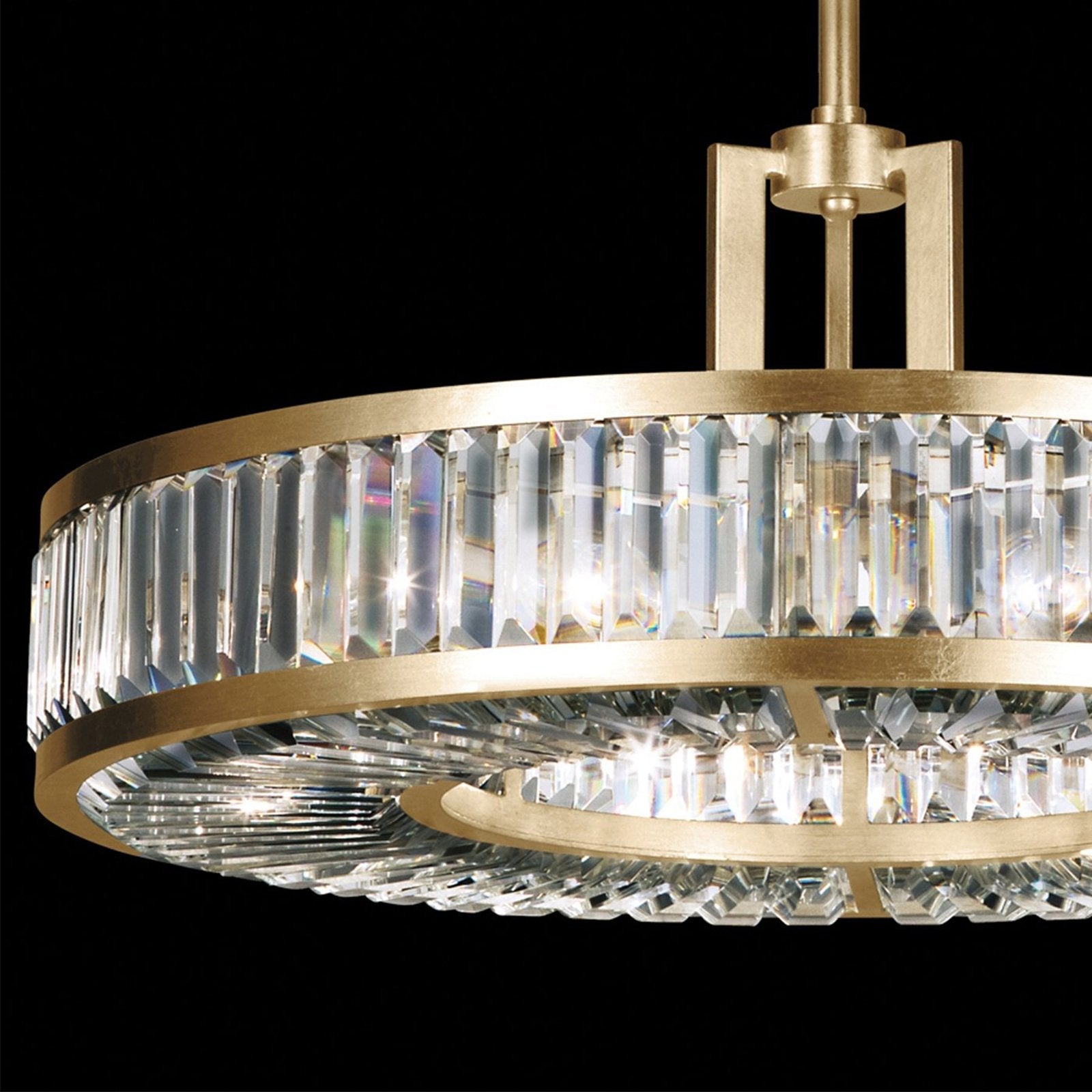 Riley Art Crystal Enchantment 29" Round Pendant