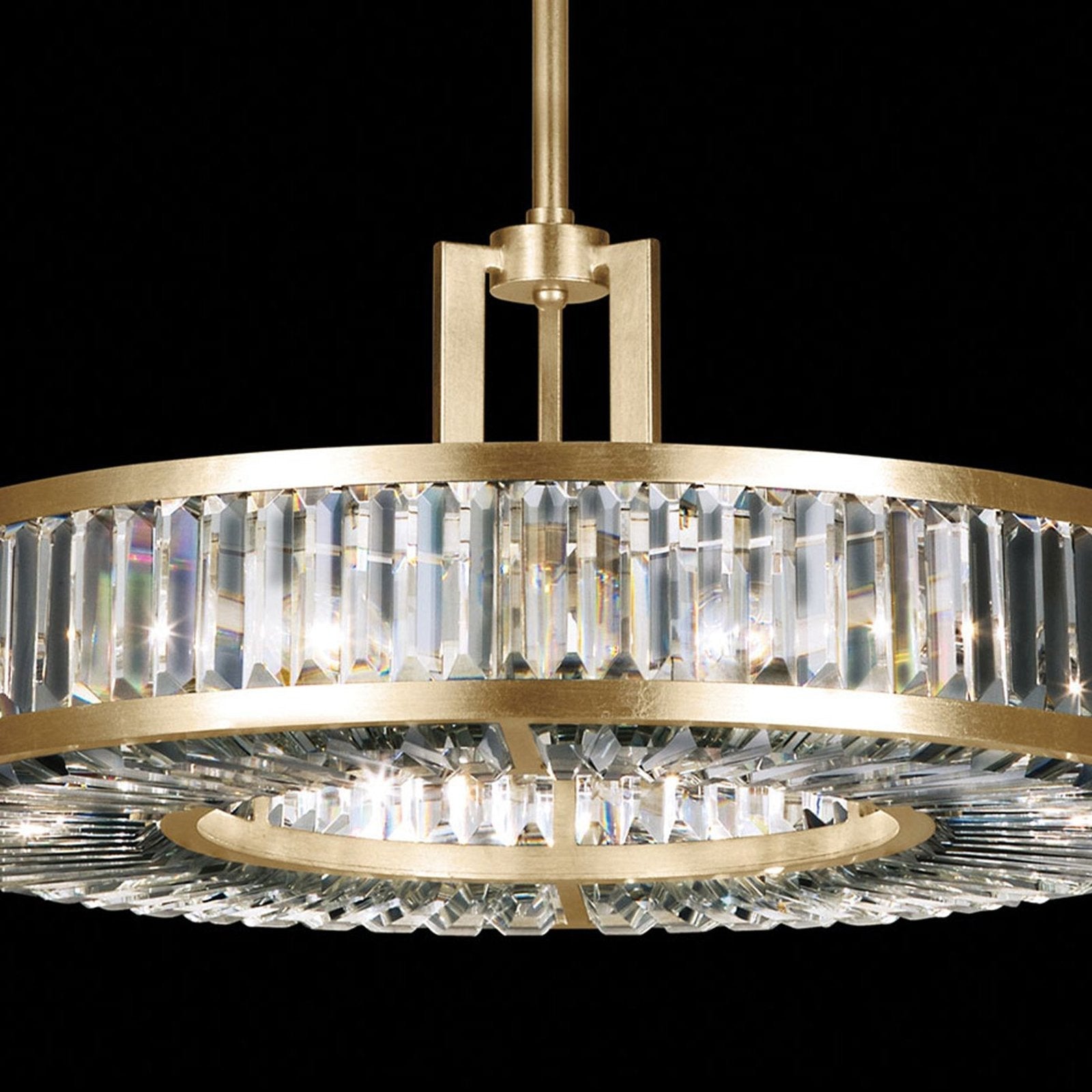 Riley Art Crystal Enchantment 29" Round Pendant