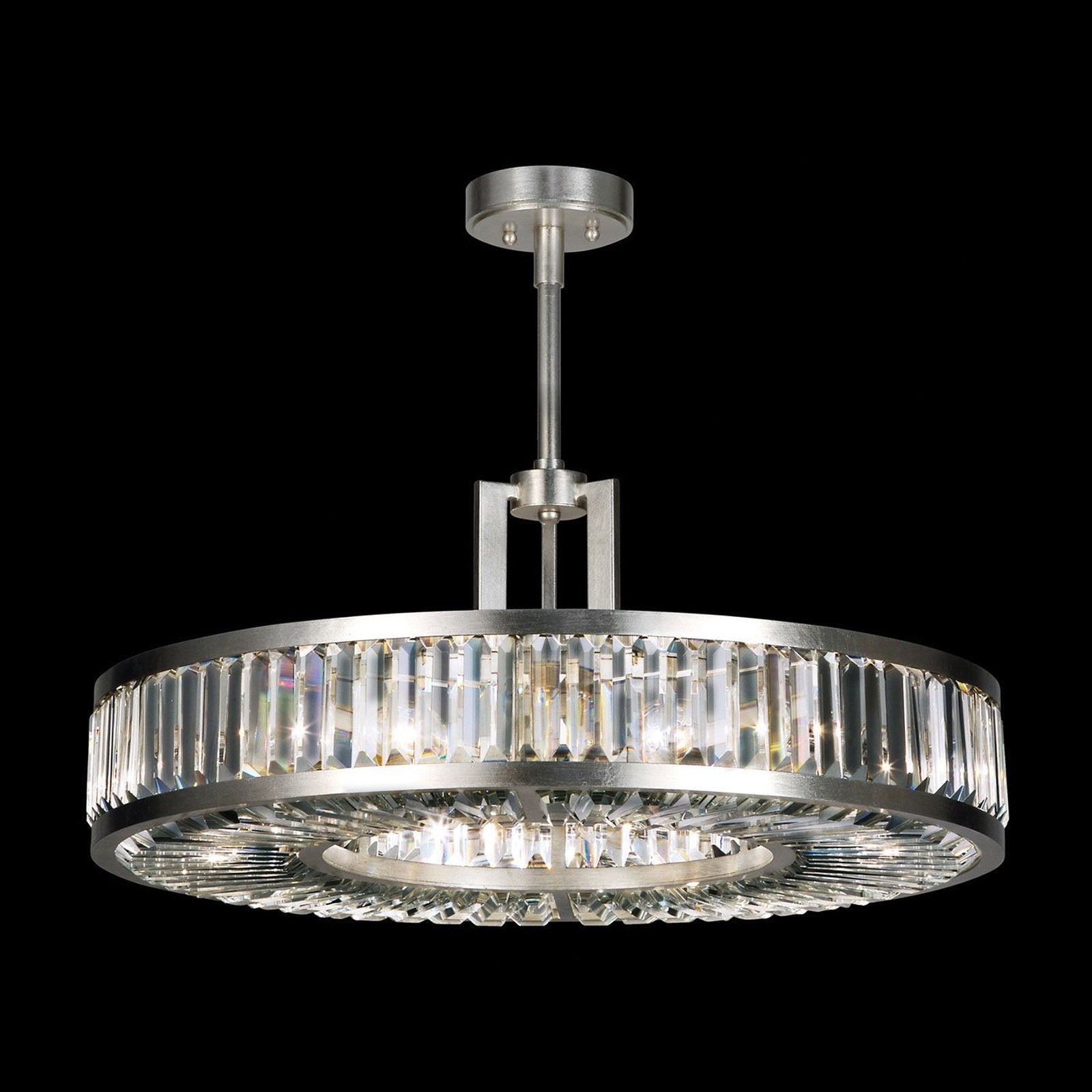 Riley Art Crystal Enchantment 29" Round Pendant