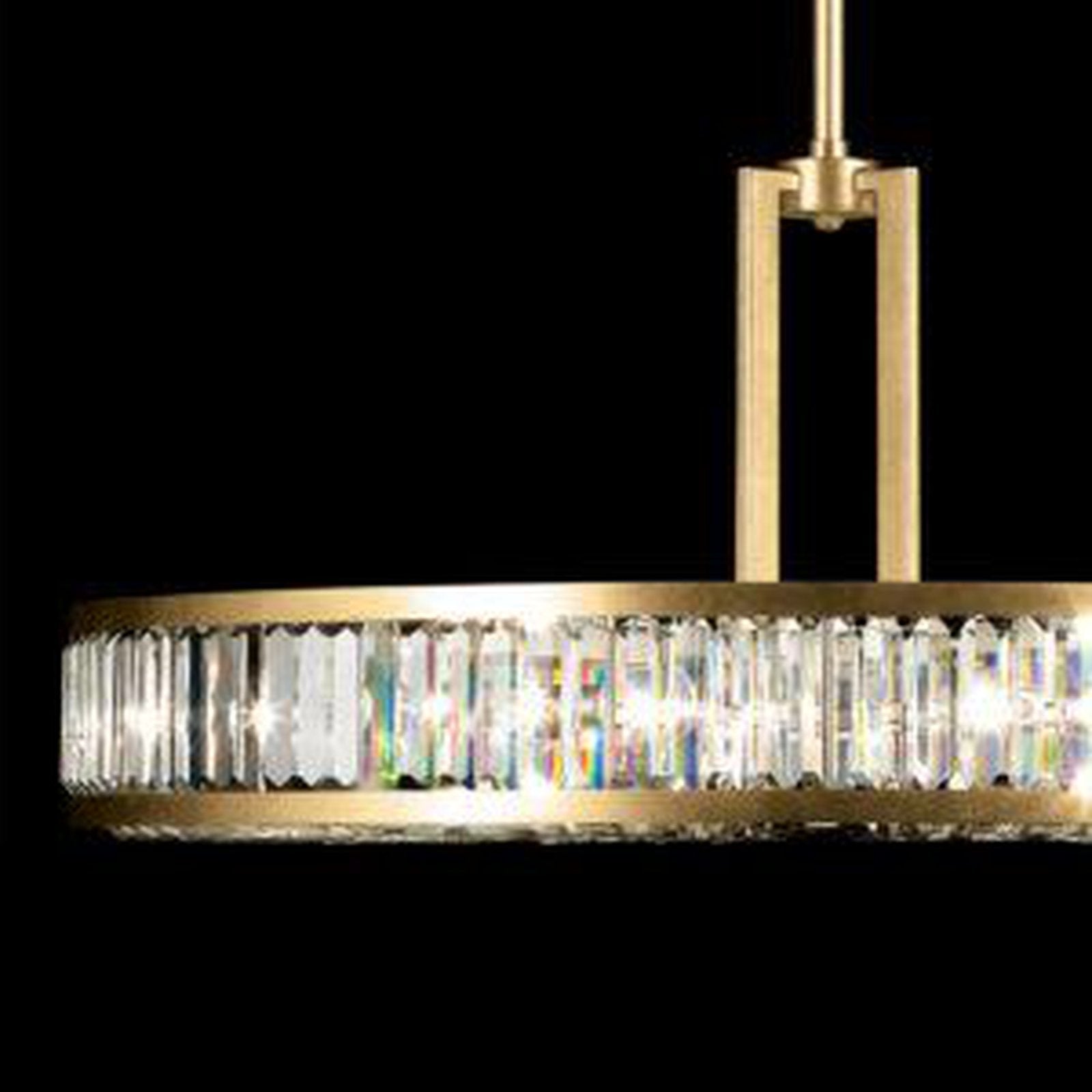 Riley Art Crystal Enchantment 37" Round Pendant