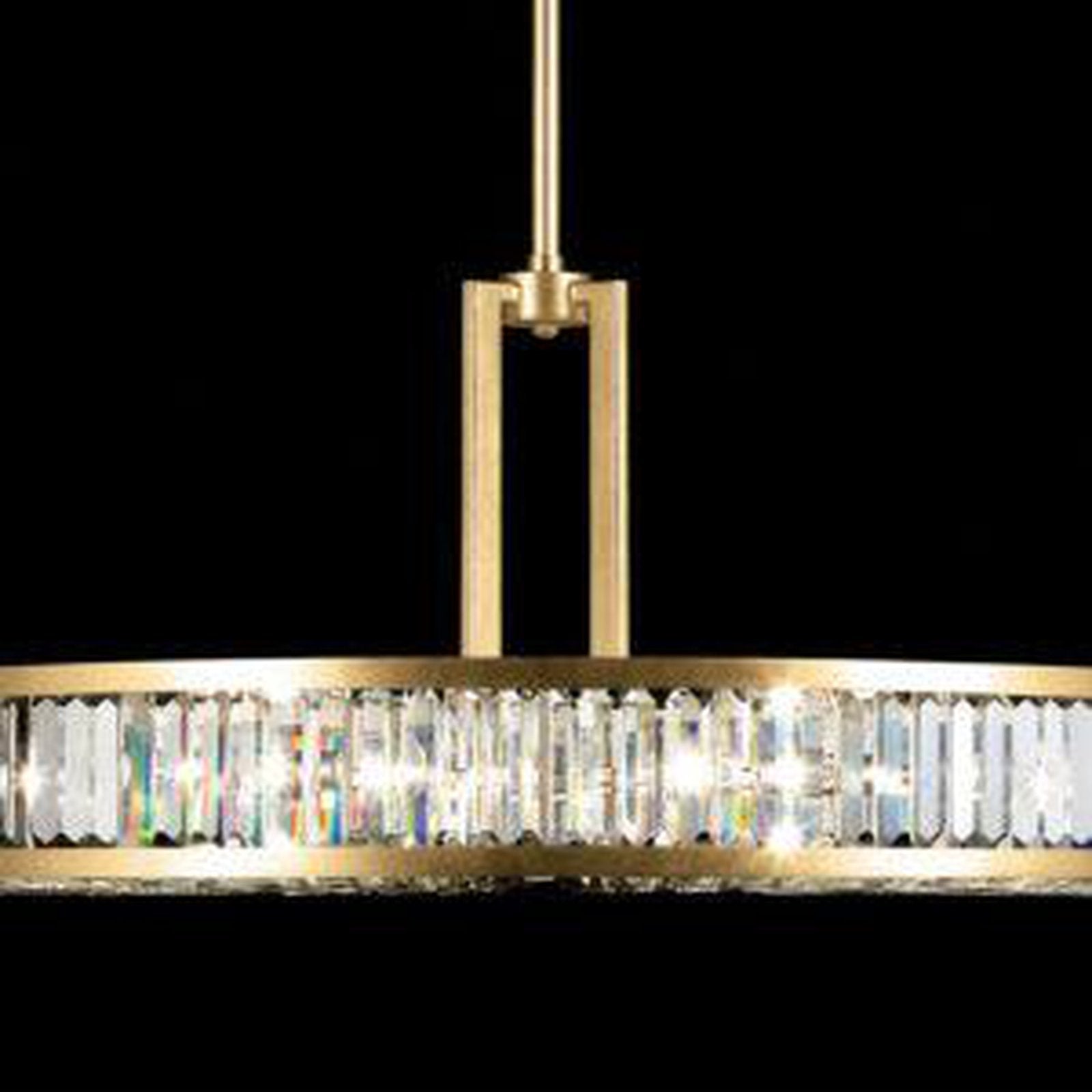 Riley Art Crystal Enchantment 37" Round Pendant