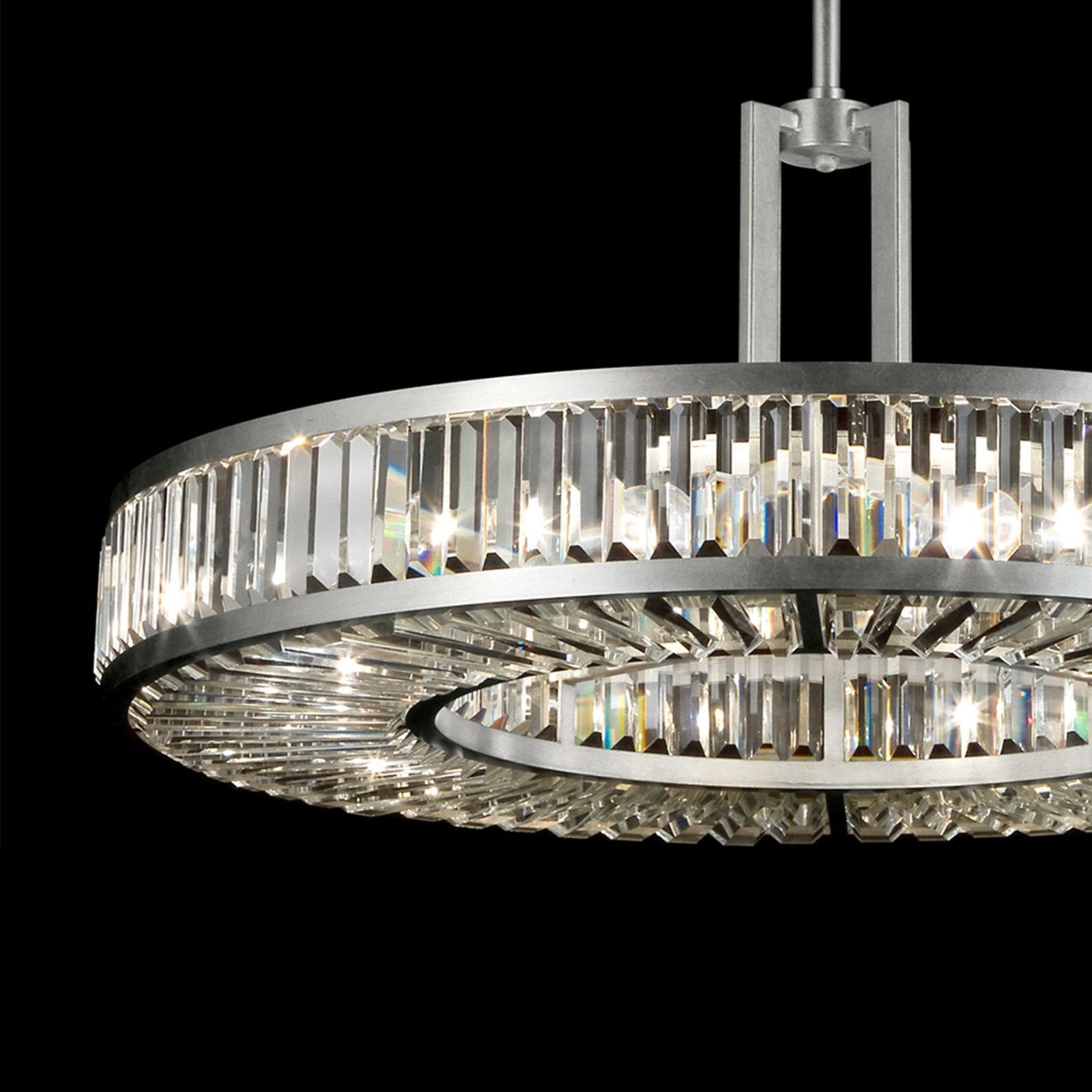 Riley Art Crystal Enchantment 37" Round Pendant