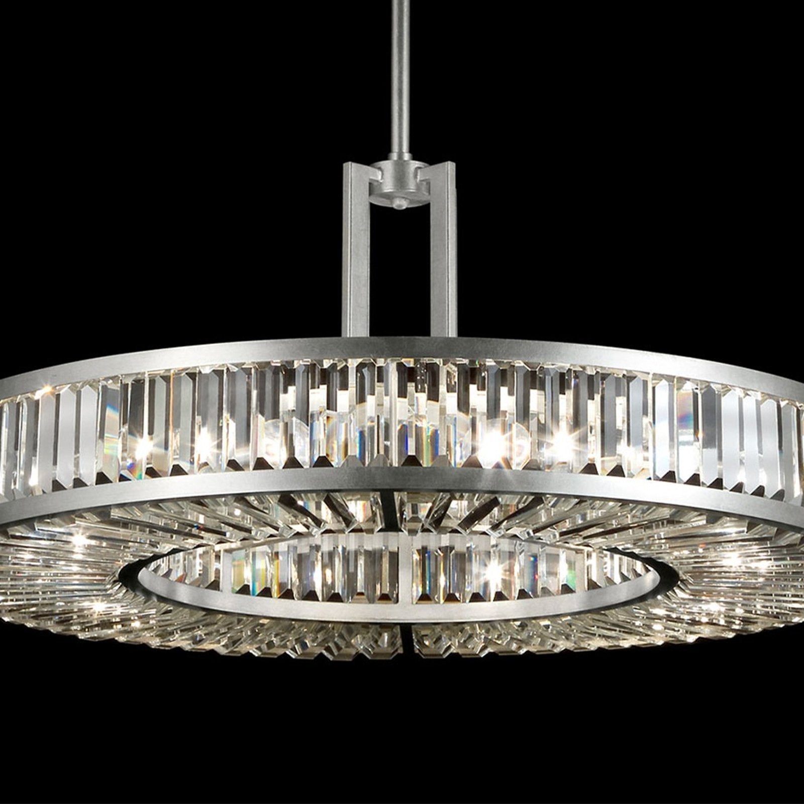 Riley Art Crystal Enchantment 37" Round Pendant