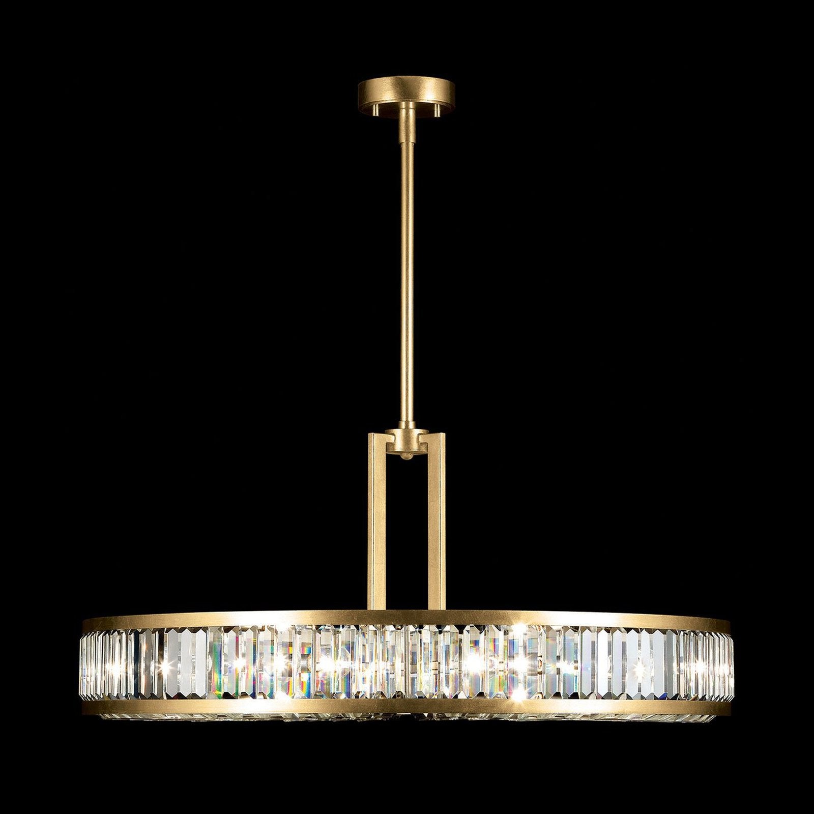 Riley Art Crystal Enchantment 37" Round Pendant