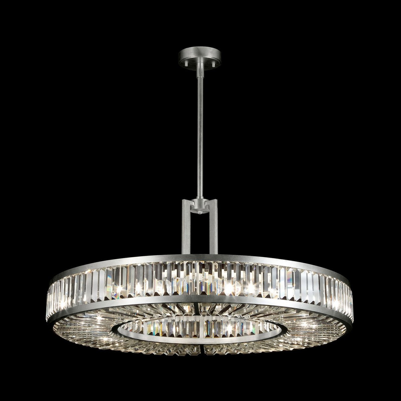 Riley Art Crystal Enchantment 37" Round Pendant