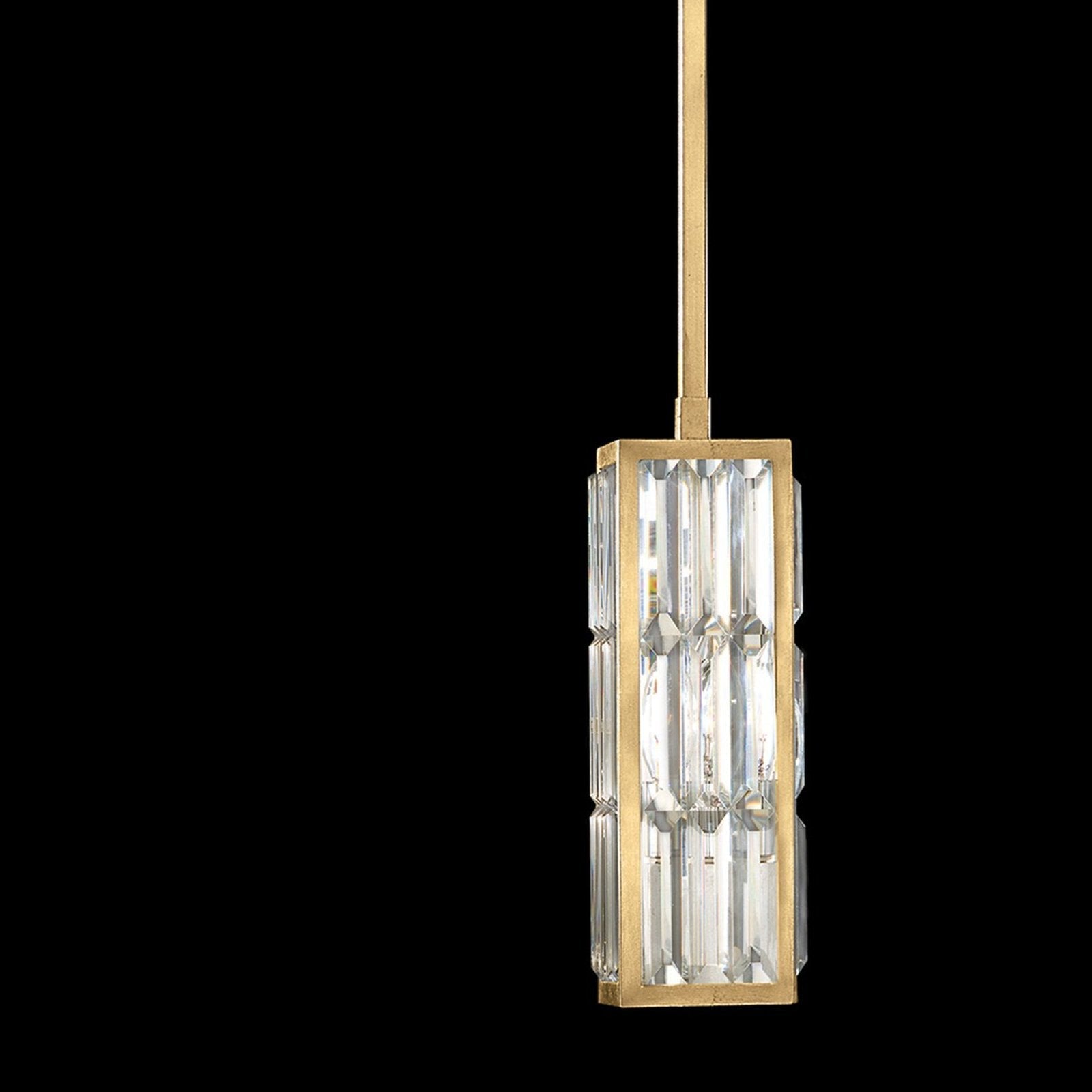 Riley Art Crystal Enchantment 5" Square Drop Light