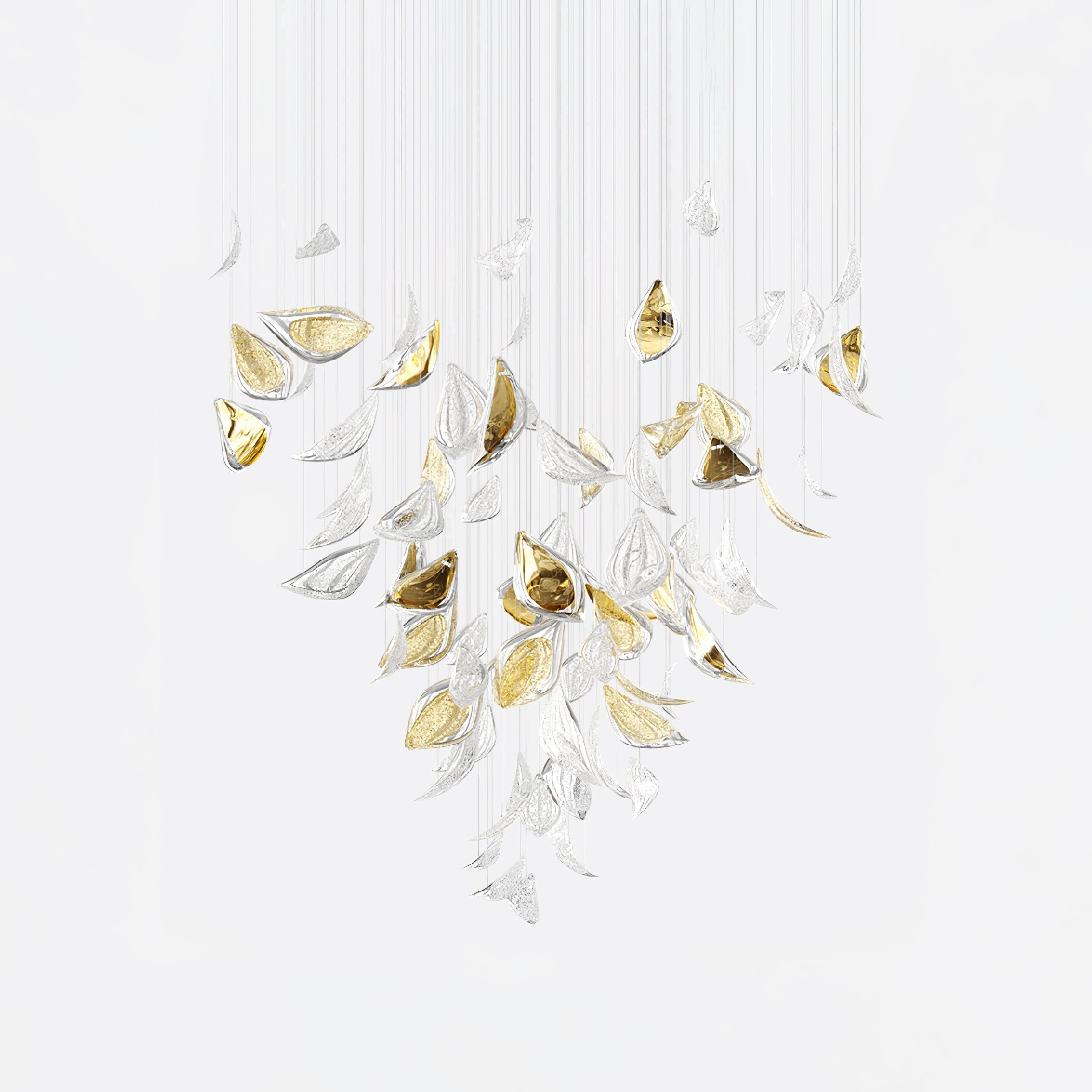 Floating Leaves Chandelier-Vancei