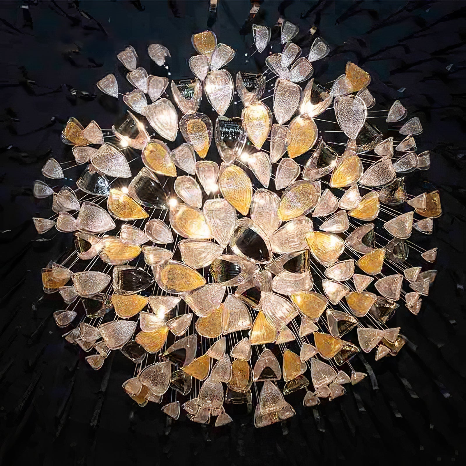 Floating Leaves Chandelier-Vancei