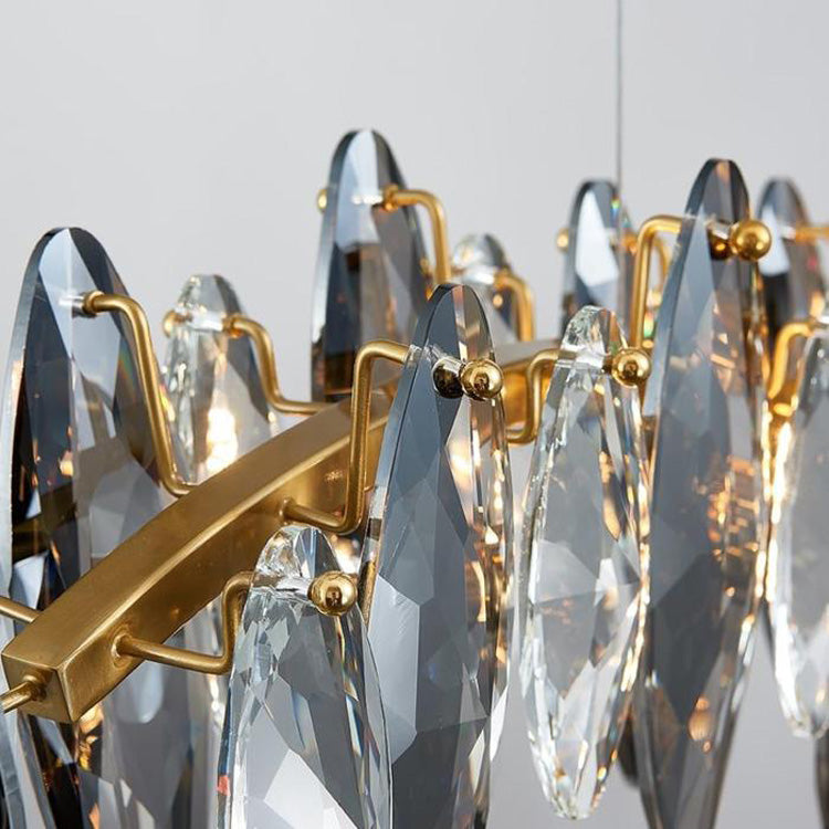 Flor Crystal Linear Chandelier-Vancei