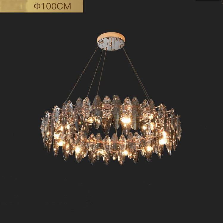 Flor Crystal  Round Chandelier-Vancei