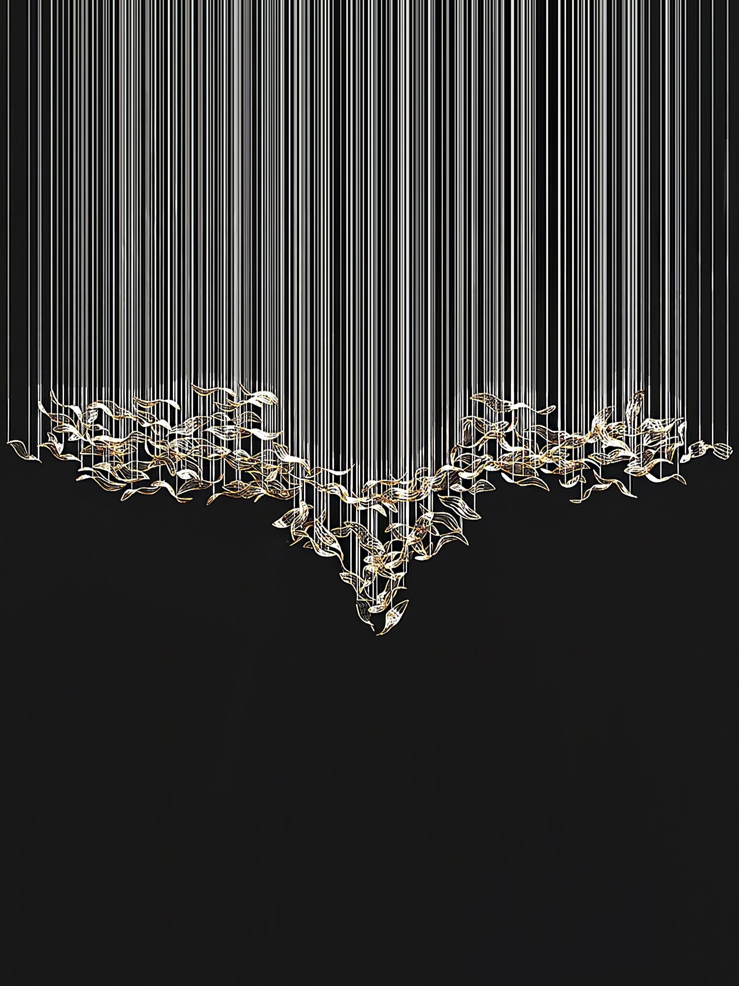 Fluttering Leaves Chandelier-Vancei