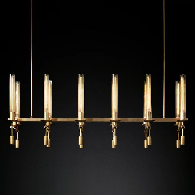 Fontanelle Linear Chandelier 54“-Vancei