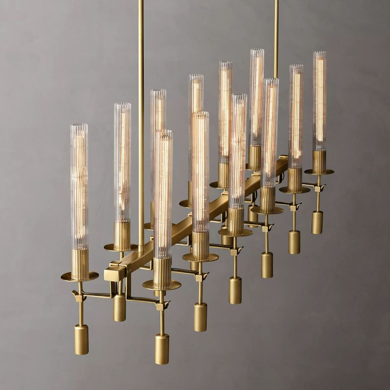 Fontanelle Linear Chandelier 54“-Vancei