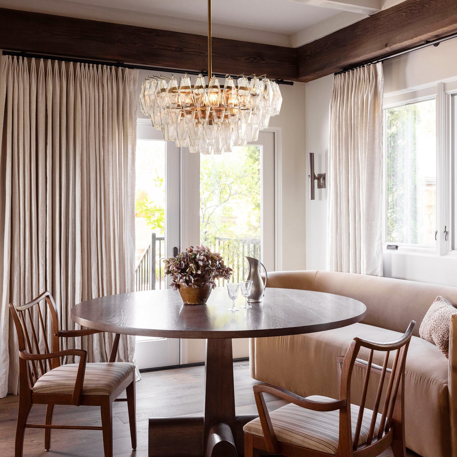 Florence Glass Round Chandelier