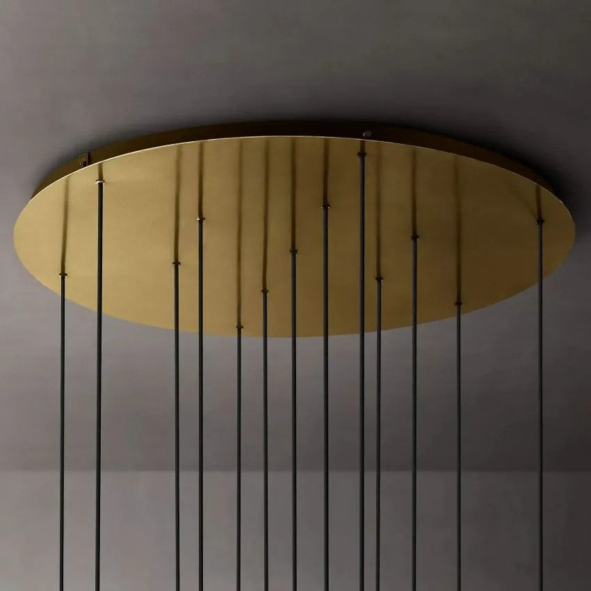 Glass Ball 13 Light Cluster Chandelier-Vancei