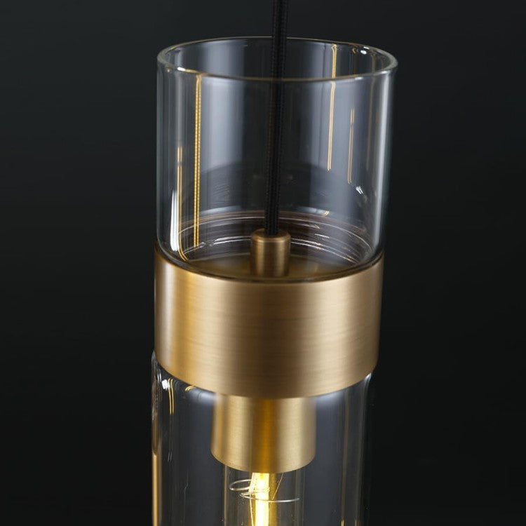 Glass Tube Pendant Chandelier-Vancei