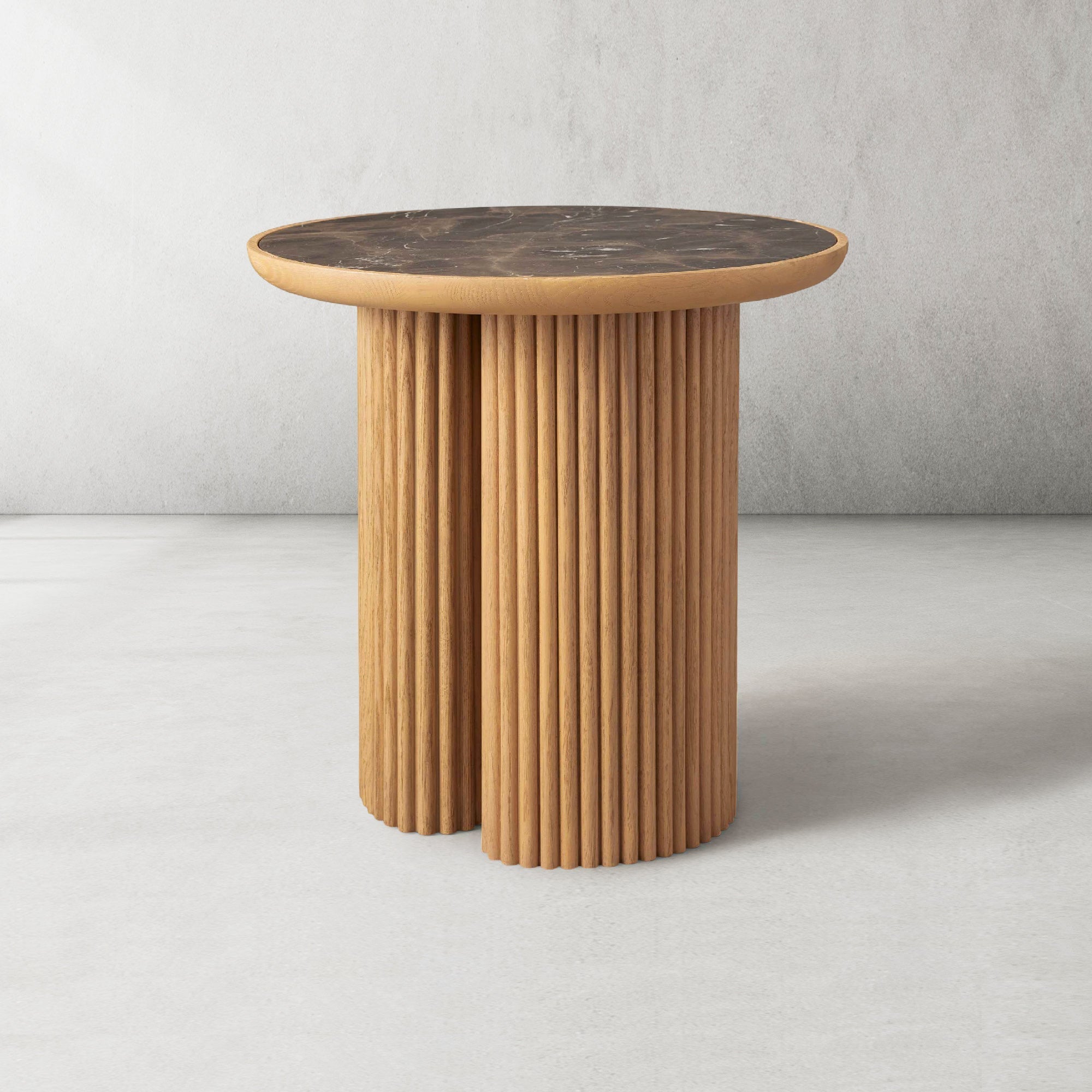 Astor Round End Table-Vancei