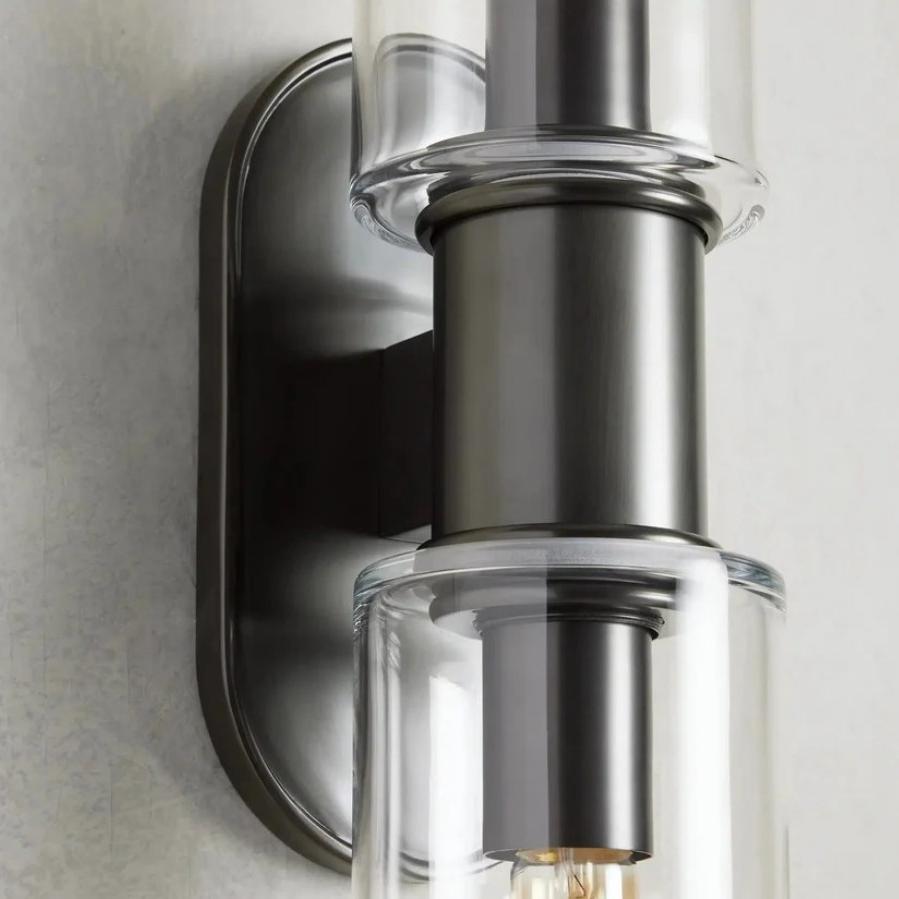 Harlin 2-Light Wall Sconce in Clear-Vancei