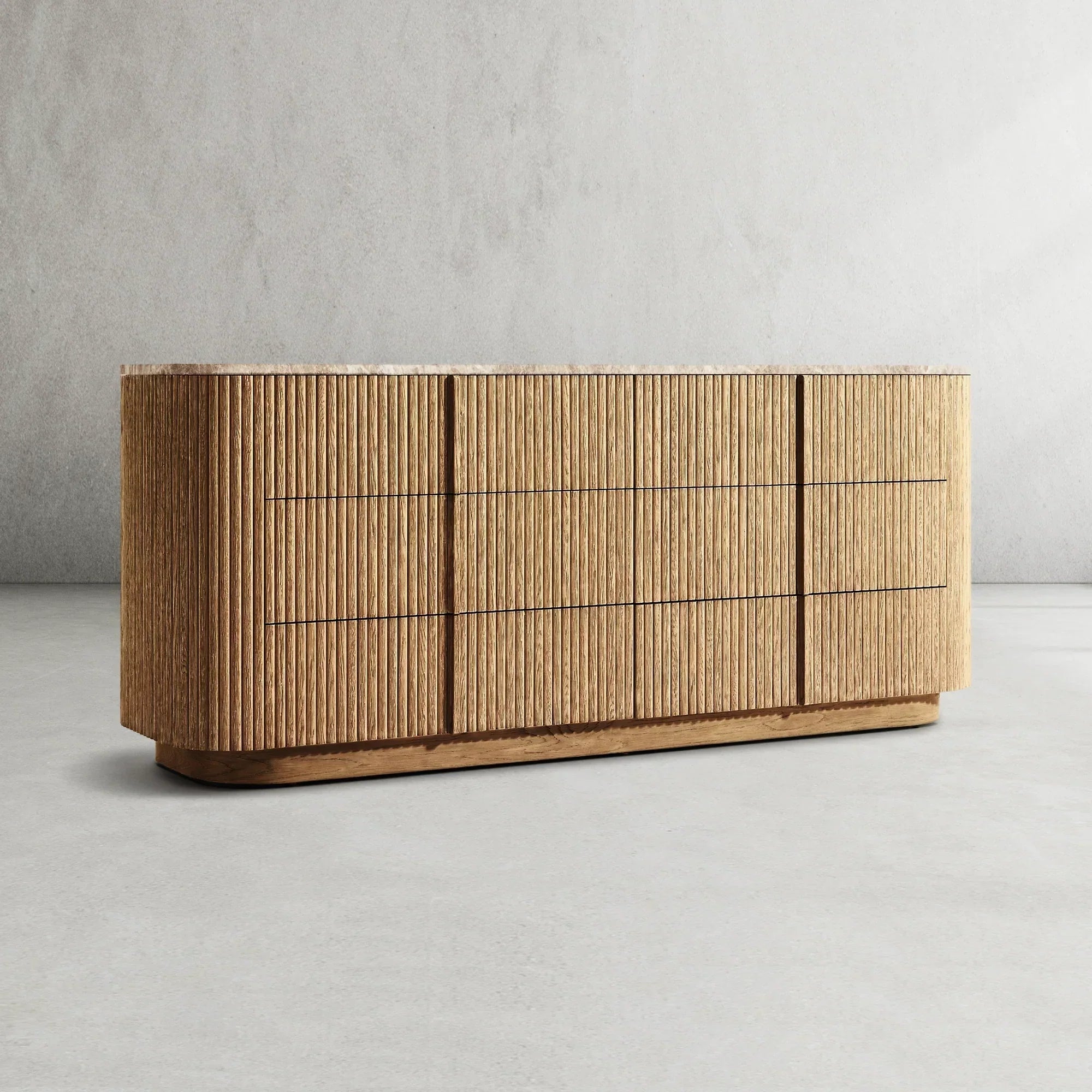 Holland Modern Stone 6-Drawer Dresser-Vancei