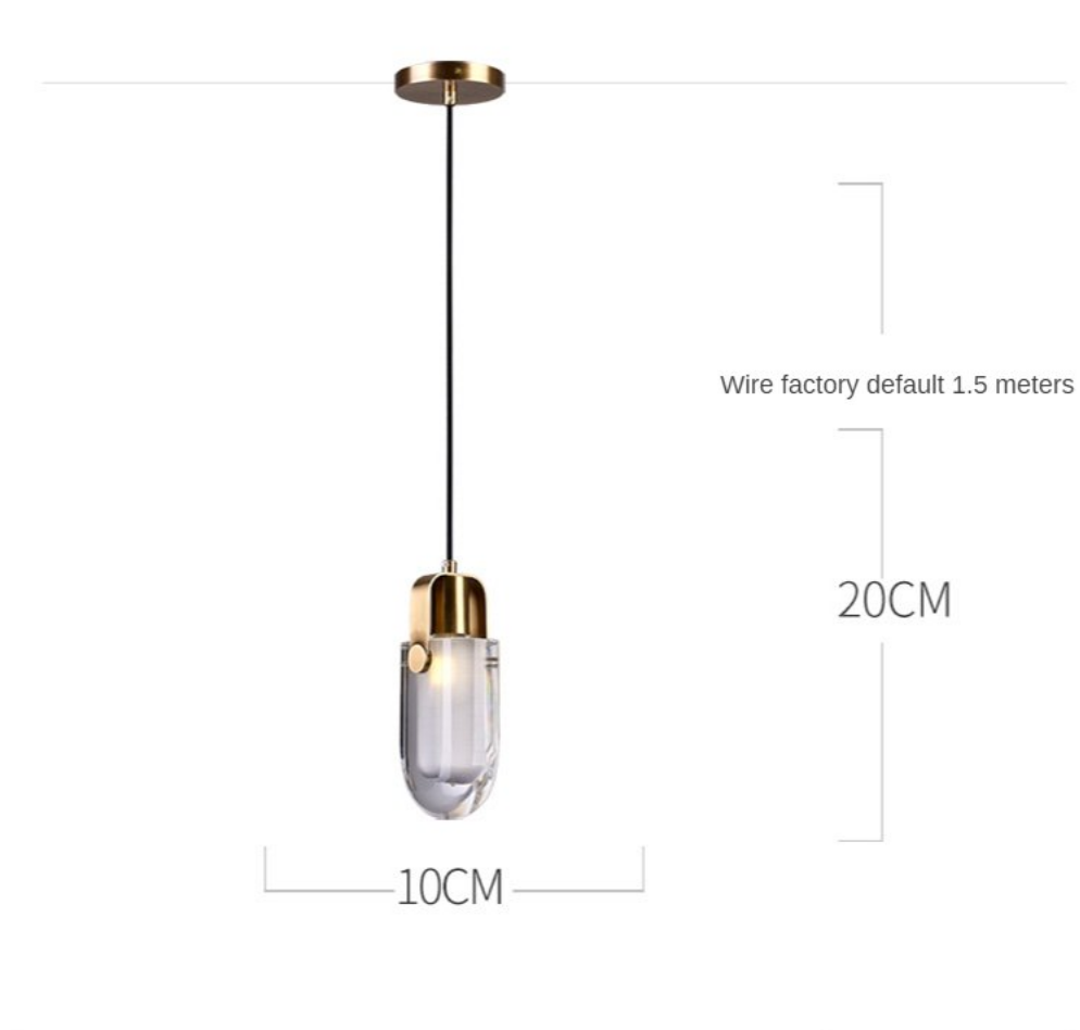 Riley Crystal Pendant Light