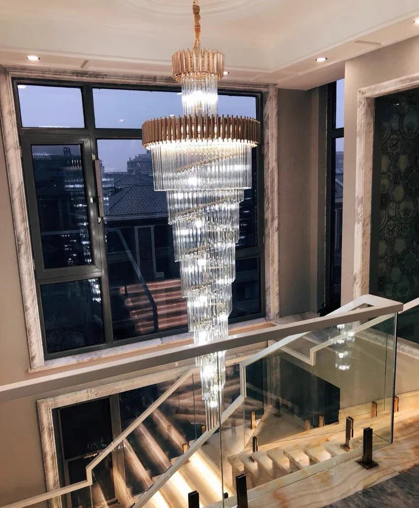 Cyrus Multiple Tier Crystal Chandelier-Vancei