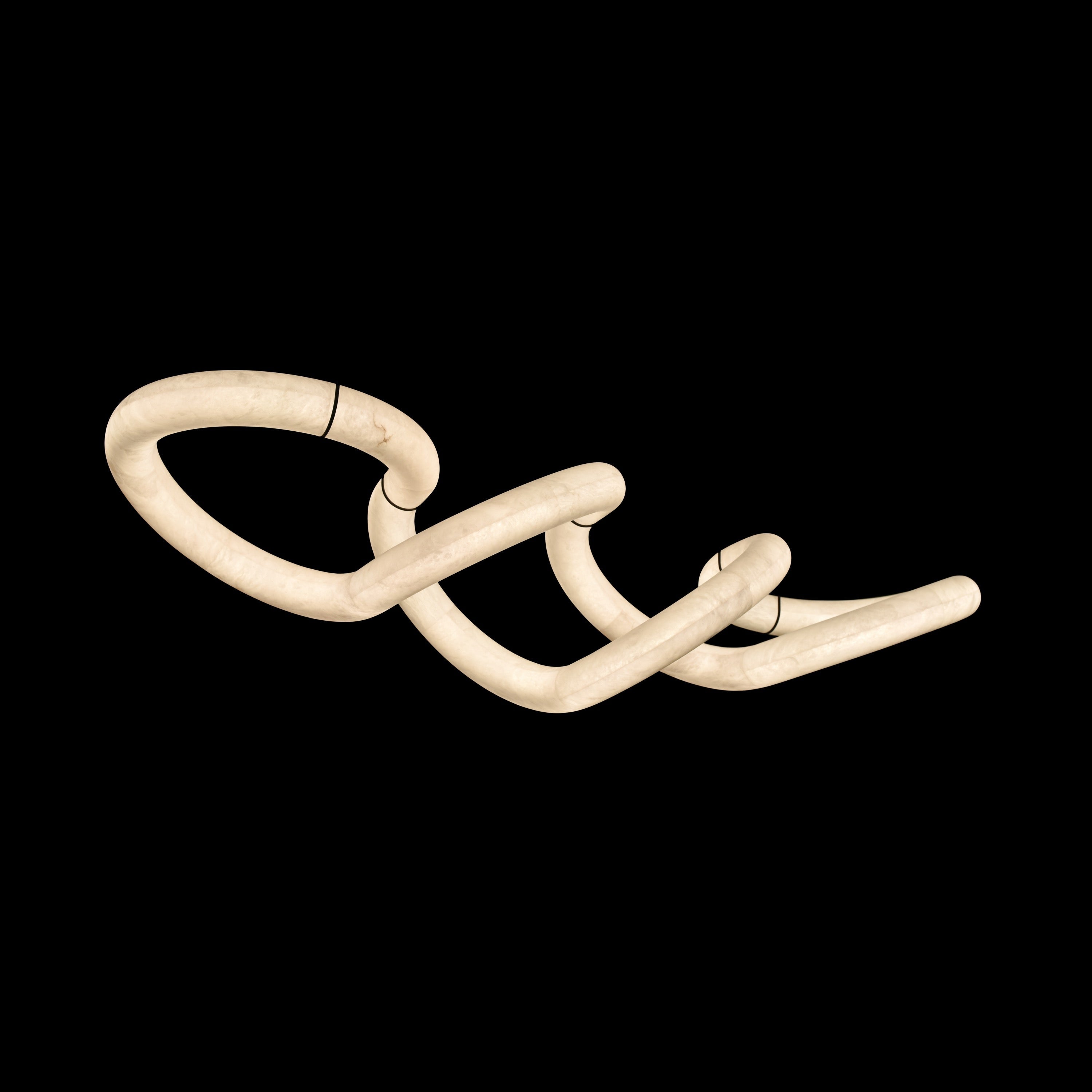 Glacera Designer Inspired Alabaster Chandelier Light For Living Room 35'' 55'' 56'' 70'' 96''W