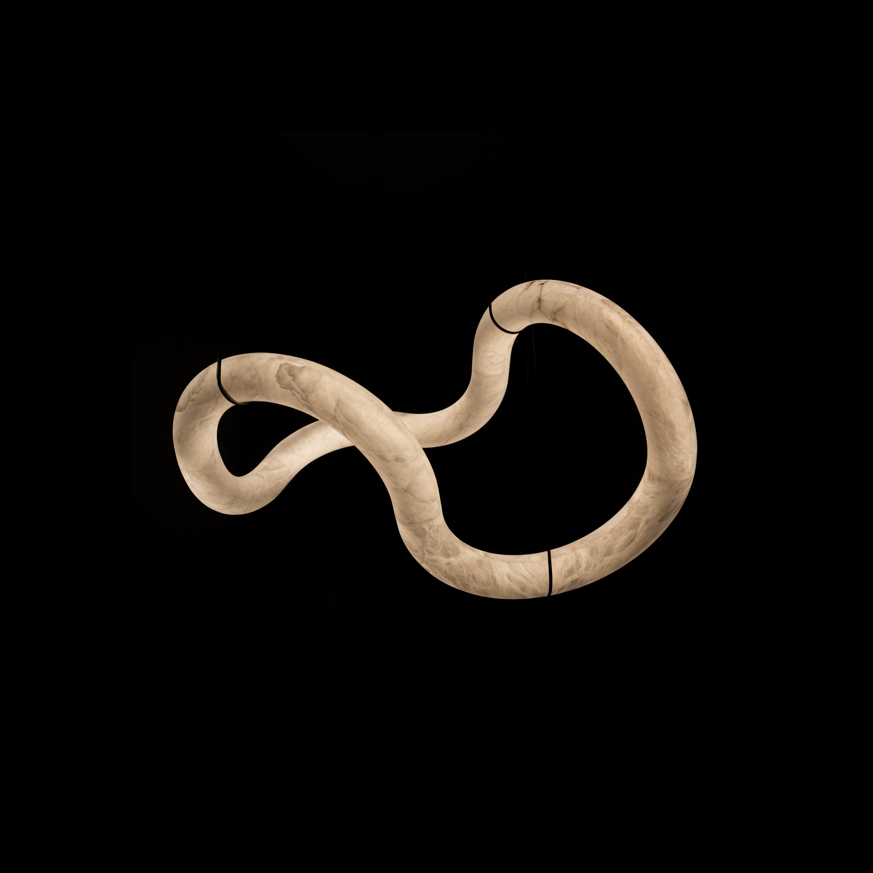 Glacera Designer Inspired Alabaster Chandelier Light For Living Room 35'' 55'' 56'' 70'' 96''W