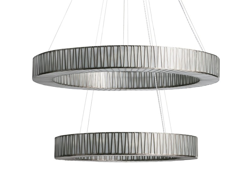 Junit Glass  2-Tier Round Chandelier-Vancei