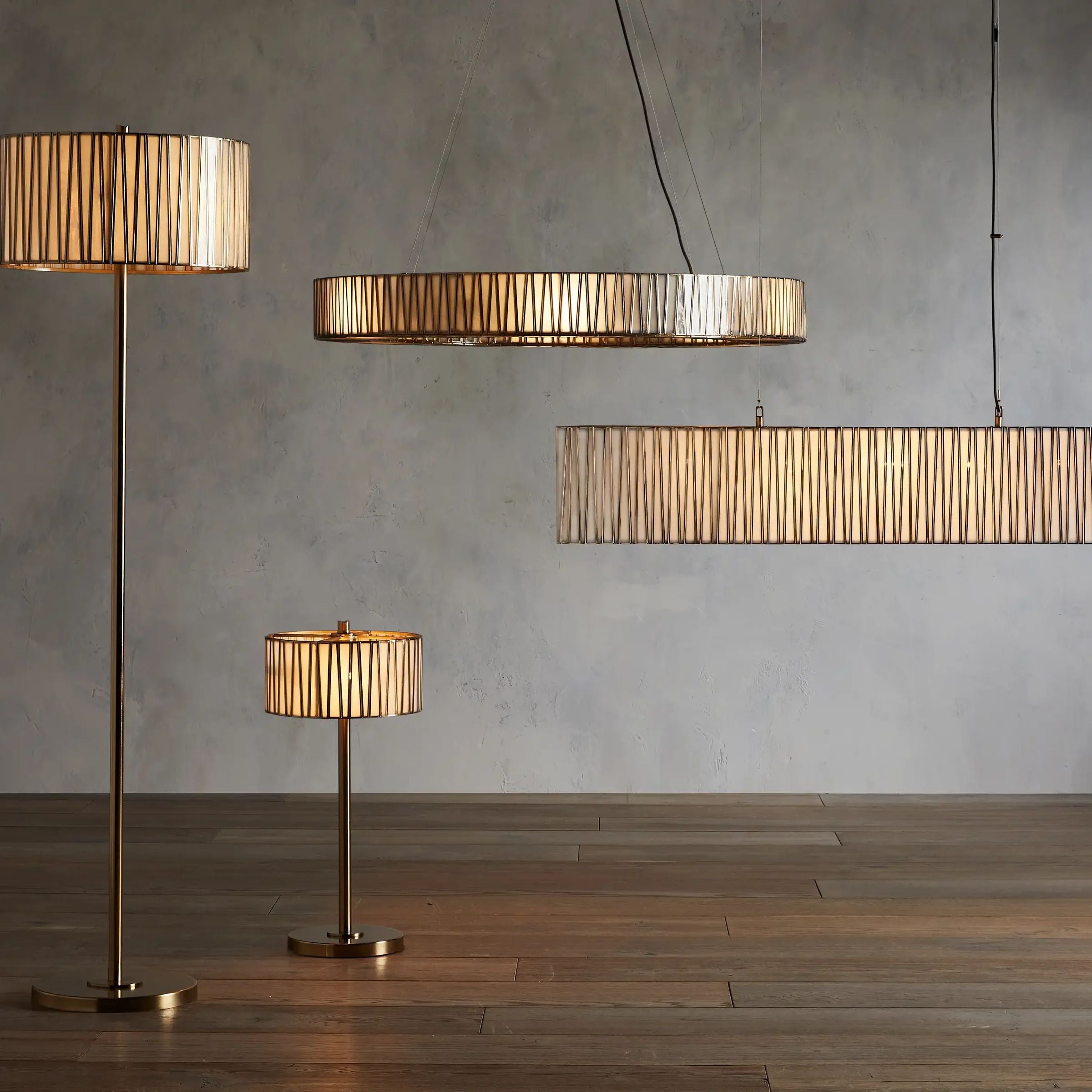 Junit Glass  Floor Lamp-Vancei