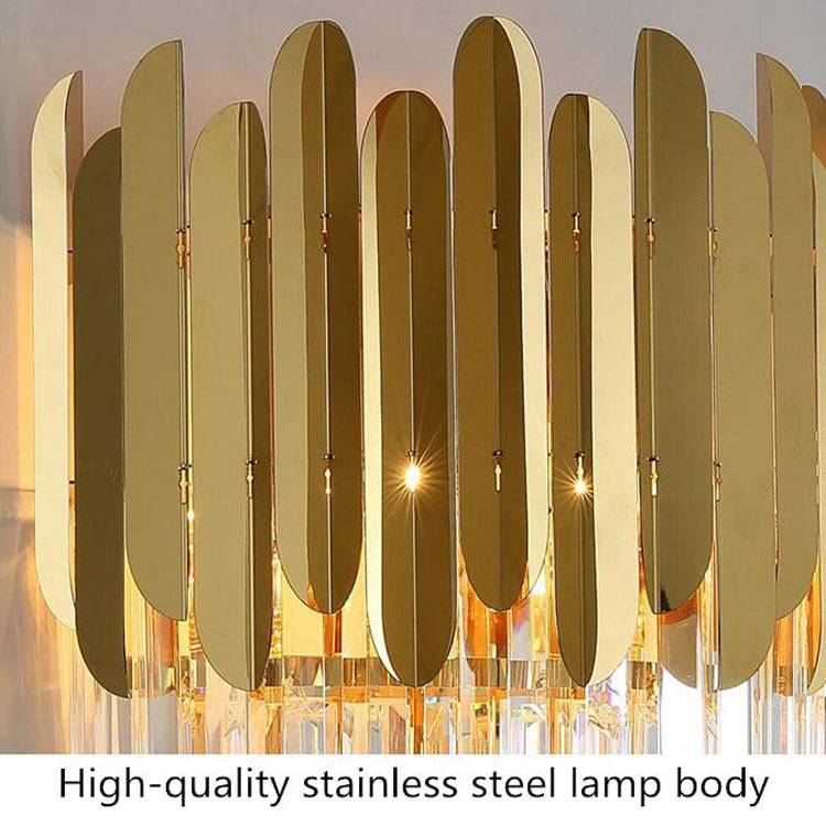 Kubi Crystal Wall Sconce-Vancei