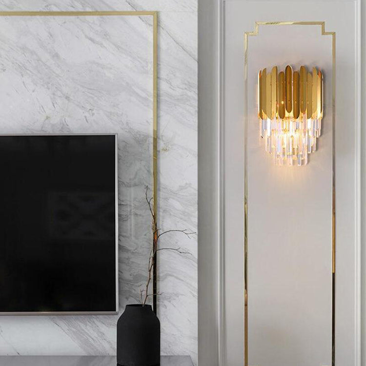 Kubi Crystal Wall Sconce-Vancei