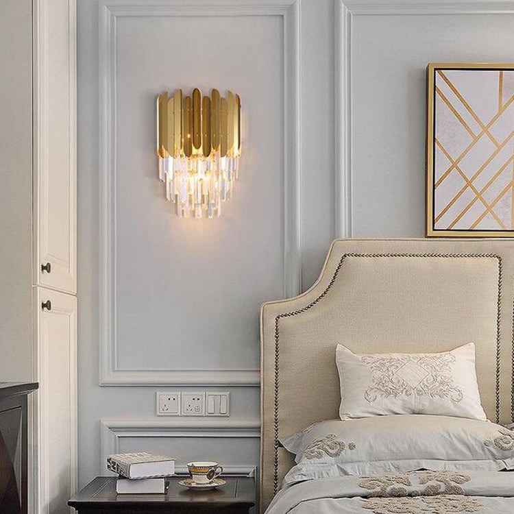 Kubi Crystal Wall Sconce-Vancei