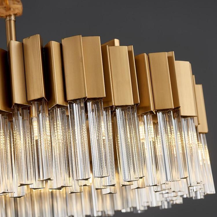 Kubica Oval Crystal Chandelier-Vancei