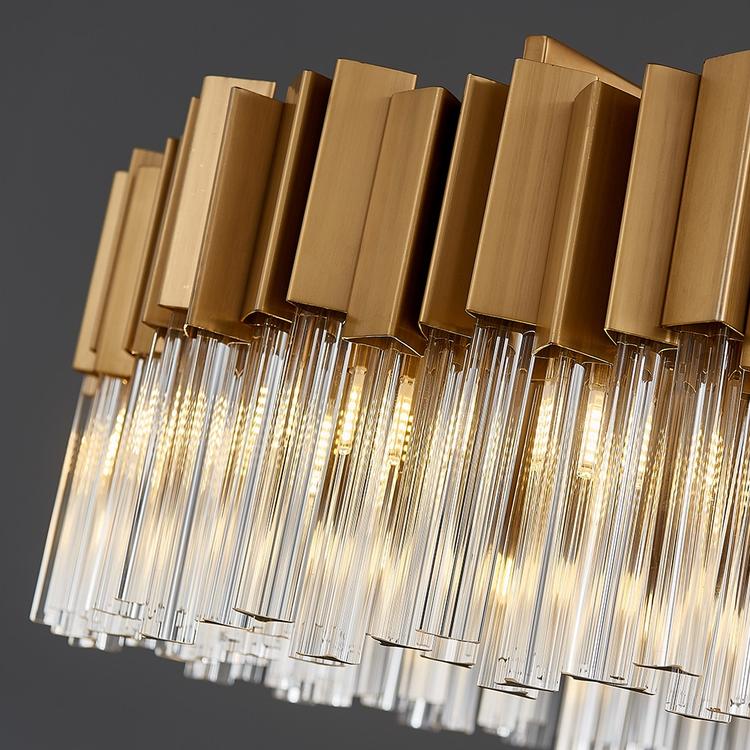 Kubica Oval Crystal Chandelier-Vancei